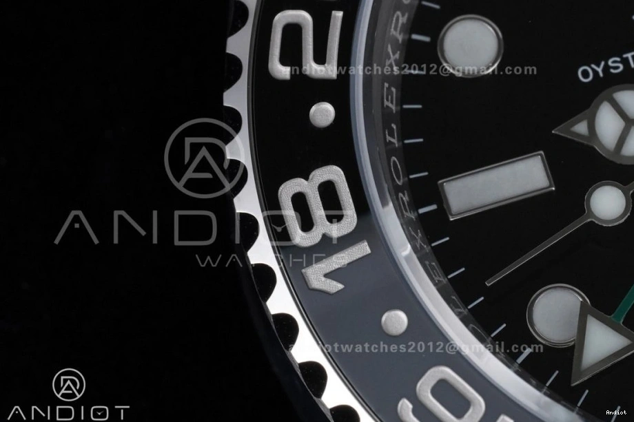 SH3285 Black Best Edition V2 ARF Gray Bracelet Oyster New Ceramic Wayne II on GMT-Master Bruce 904L 1:1 126710 GRNR 0130